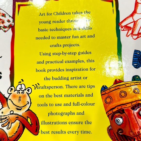 NWOT❤️PAPERBACK EDITION OF ART FOR YOUNG CHILDREN STEP BY STEP GUIDE - Picture 2 of 3